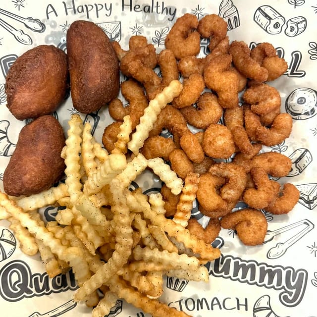 Popcorn Shrimp.