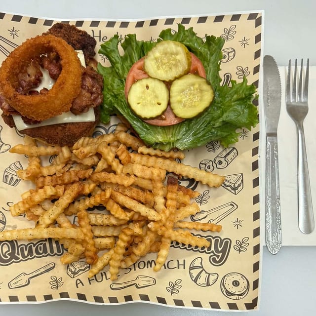 Crispy Bourbon Sandwich.